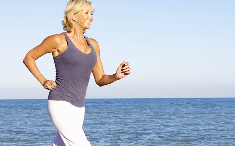 Specialist Sports & Spinal Physiotherapy Nedlands Woman running new horizons